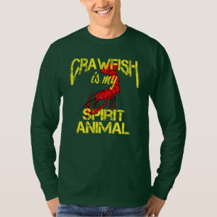 T-shirt L'écrevisse drôle est mon esprit Louisiane animale