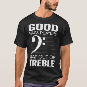 T-shirt Lecteur Bass Musique Bass Lover Restez Hors De T