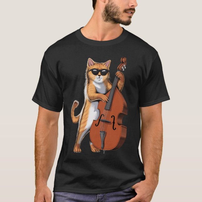 T-shirt Lecteur Cat Double Basse (Devant)
