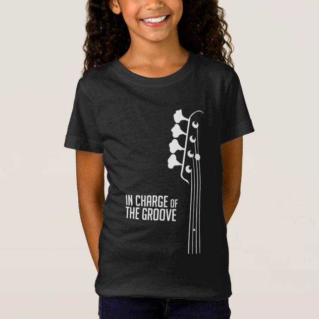T-Shirt Lecteur de basse en charge du Groove (Devant)