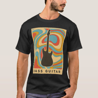 T-shirt Lecteur de basse vintage Musique Retro