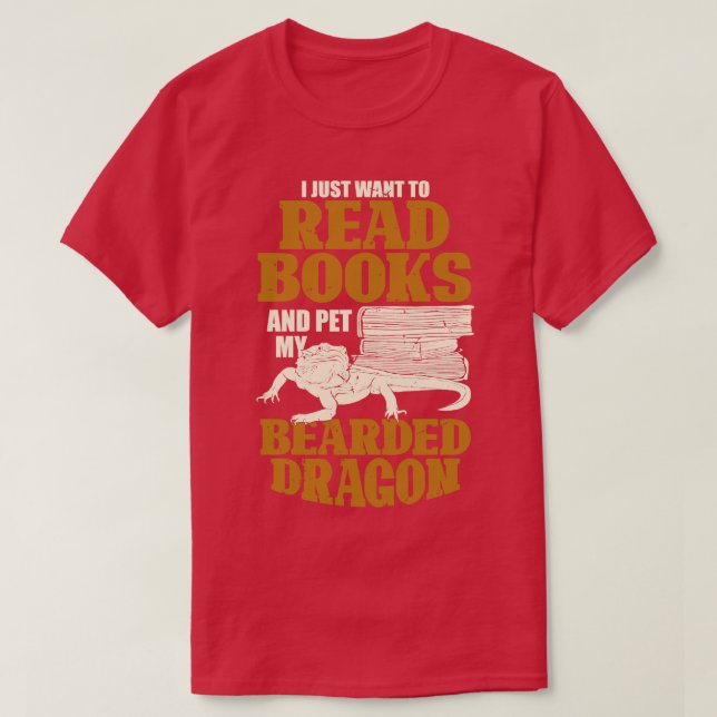 T-shirt Lecteur de Dragon à oreilles Cadeau (Design devant)