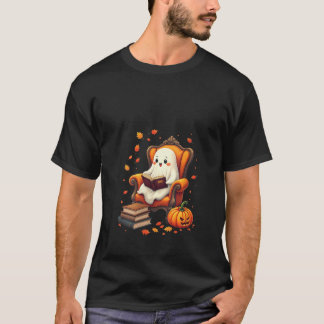 T-shirt Lecteur de livre de fantômes Lecture livre Lover T