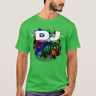 T-shirt Lecteur de musique amateur de musique Dj Son cadea