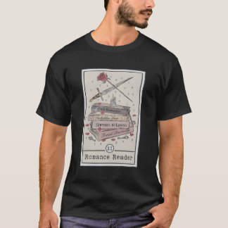 T-shirt Lecteur de roce foncé Carte Tarot Lecteur Smut Lec