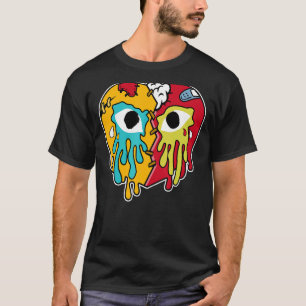 T-shirt Lecteur de séchage du coeur cassé SB Dunk pour la 
