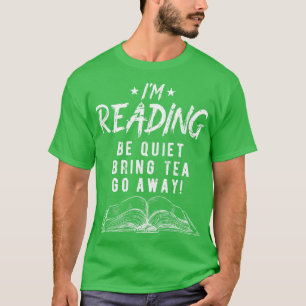 T-shirt Lecteur de ver de livre Tea Lover Lecture Livres