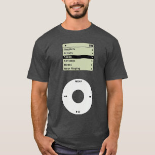 T-shirt Lecteur MP3 Rétro Pod Musicech Costume amis rétro