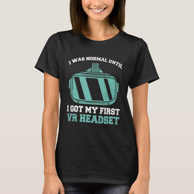 T-shirt Lecteur Vr Pour Une Réalité Virtuelle Nerd 1 (Devant)
