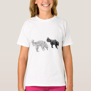 T-shirt Lecteurs au sol, paire d'automne