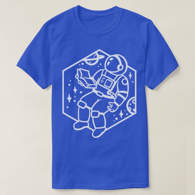 T-shirt Lecture astronaute (Design devant)