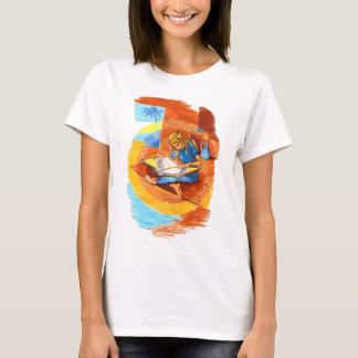T-shirt Lecture de femme Artsy
