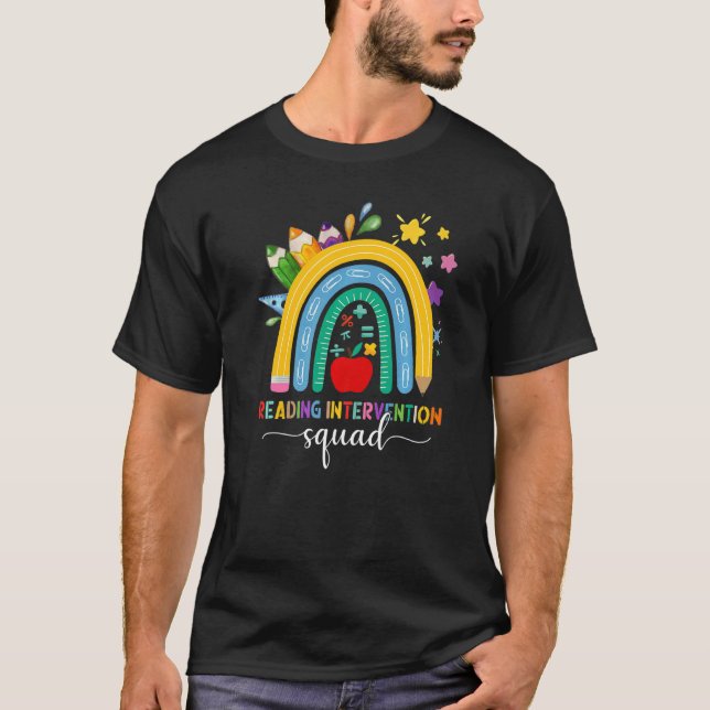 T-shirt Lecture de l'équipe d'intervention Enseignant Arc- (Devant)