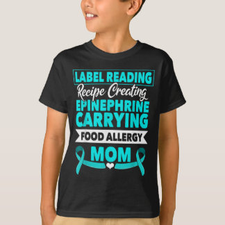 T-shirt Lecture d'étiquette Création de recette Épinéphrin