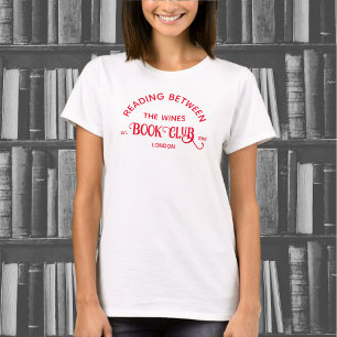 T-shirt Lecture Entre Les Vins Book Club Red Crest