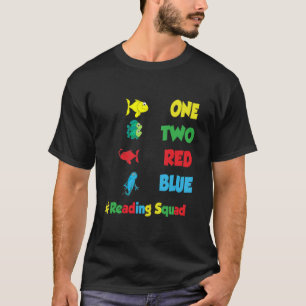 T-shirt Lecture Équipe de l'enseignant un deux poisson ro