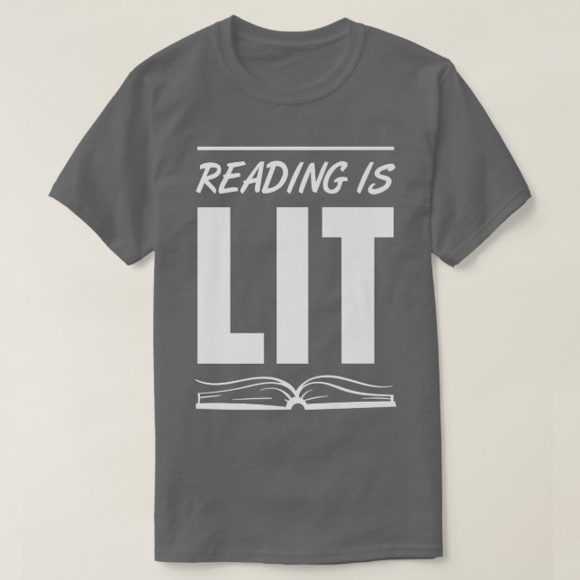 T-shirt Lecture est Lit - Book Lover Lecture enseignant (Design devant)