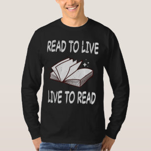 T-shirt Lecture Livre Littérature Bibliothèque Livres Lect