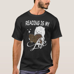 T-shirt Lecture Livre Littérature Bibliothèque Livres Lect