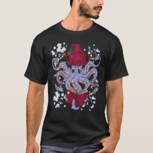 T-shirt Lecture Pieuvre Aquariophile Nerd Geek Kraken Plon