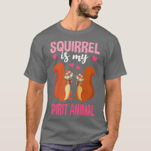 T-shirt L'écureuil est mon esprit animal