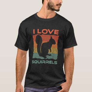 T-shirt L'Écureuil - J'Aime Les Écureuils.