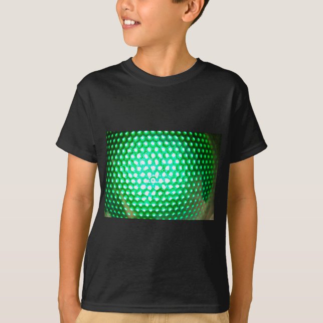 T-shirt LED-vert-lumières1948 Multiples voyants verts (Devant)
