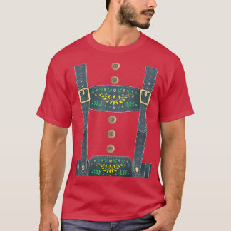T-shirt Lederhosen Suspendants Oktoberfest Bavarian Munich