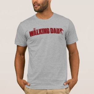 T-shirt L'édition de MARCHE de zombi de chemise de PAPA