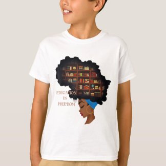T-shirt L'éducation en Afrique : la bibliothèque de la lib