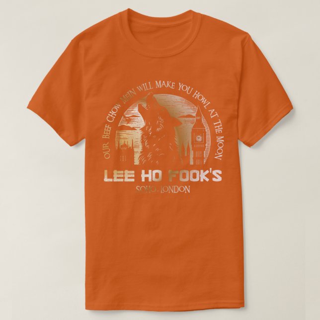 T-shirt Lee Ho Fooks Soho Londres 1978 Warren Zevon Werewo (Design devant)