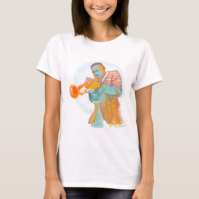 T-shirt Lee Morgan "The Sidewinder" Jazz Art Imprimer (Devant)