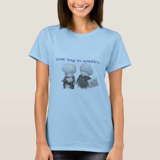 T-shirt Lefen Amérique - tee - shirt de troll couleur (Devant)