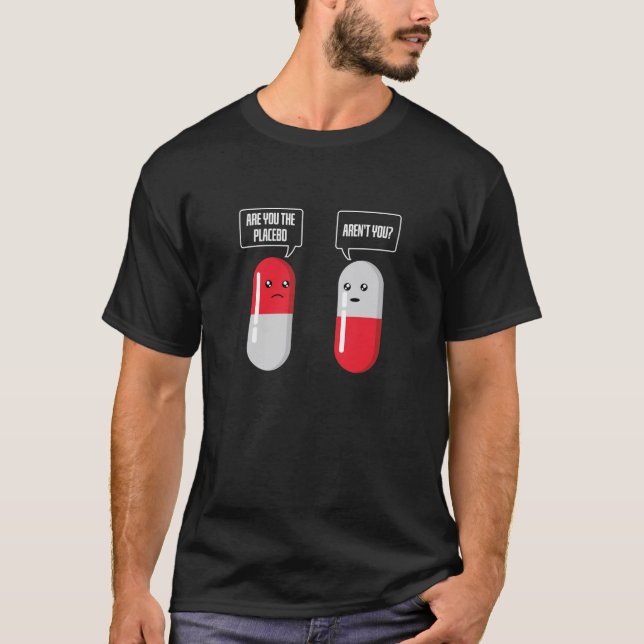T-shirt L'effet placebo perturbe même le placebo (Devant)