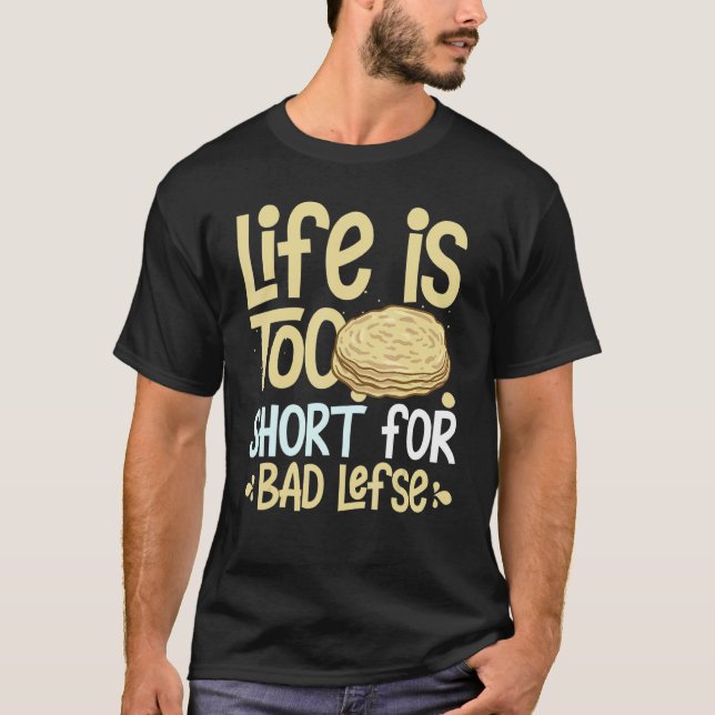 T-shirt Lefse Norwegian pain de recette fabricant pain pla (Devant)