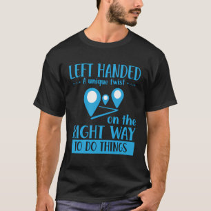 T-shirt Lefty Life Drôle Gauche Main Gauche Fier Lef