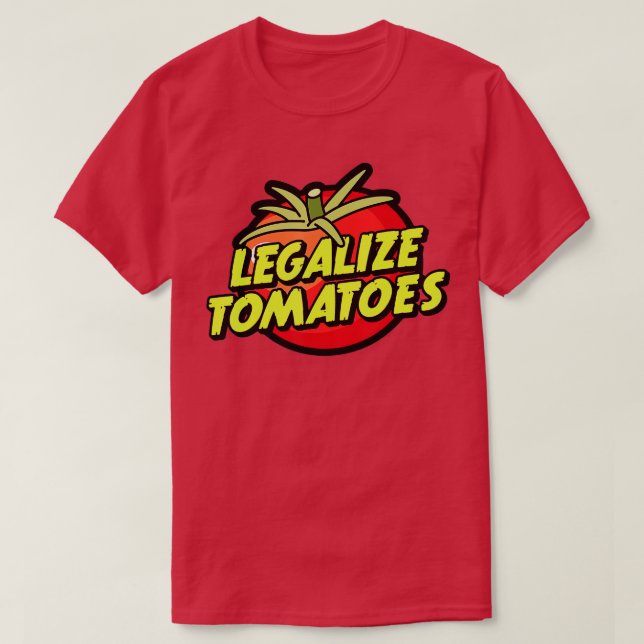 T-shirt Légaliser Tomates Tomate (Design devant)