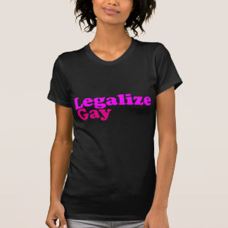 T-shirt légalisez le magenta rose gai