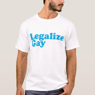 T-shirt Légalisez les bleus layette gais