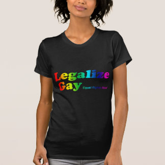 T-shirt Légalisez l'homosexuel