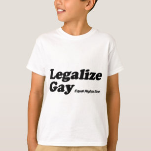 T-shirt Légalisez l'homosexuel