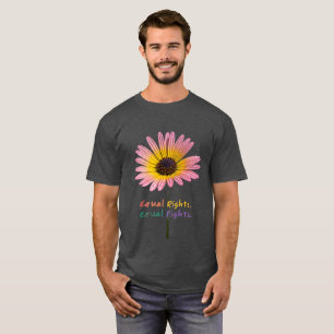 T-shirt "L'égalité des droits, l'égalité des combats"