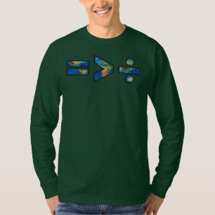 T-shirt L'égalité est plus grande que la division