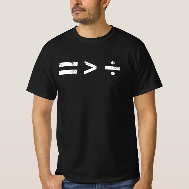 T-shirt L'Égalité Est Plus Grande Que La Division De La Ju (Devant)