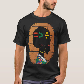 T-shirt L'égalité est plus grande que la division Histoire