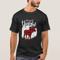 Legend Moose Red Plaid Buffalo Correspondance fami