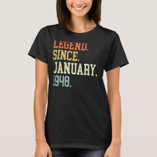 T-shirt Legend Since Janvier 1948