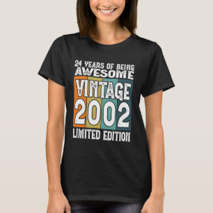 T-shirt Légendaire depuis 2002 Édition limitée 24e anniver