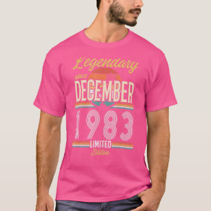 T-shirt Légendaire depuis décembre 1983 Vintage