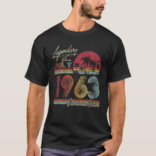 T-shirt Légendaire Depuis Juillet 1963 58E Anniversaire D